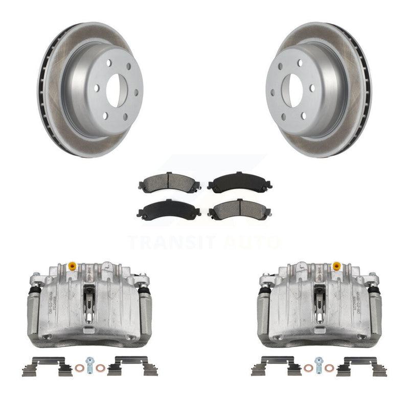 Transit Auto KCG-100092S Disc Brake Kit for 2000-2006 Chevrolet Silverado 1500, Cadillac Escalade, Cadillac Escalade ESV & more - Rear product image