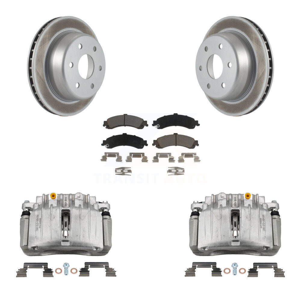 Transit Auto KCG-100095C Disc Brake Kit for 2000-2006 Chevrolet Silverado 1500, Cadillac Escalade, Cadillac Escalade ESV & more - Rear product image