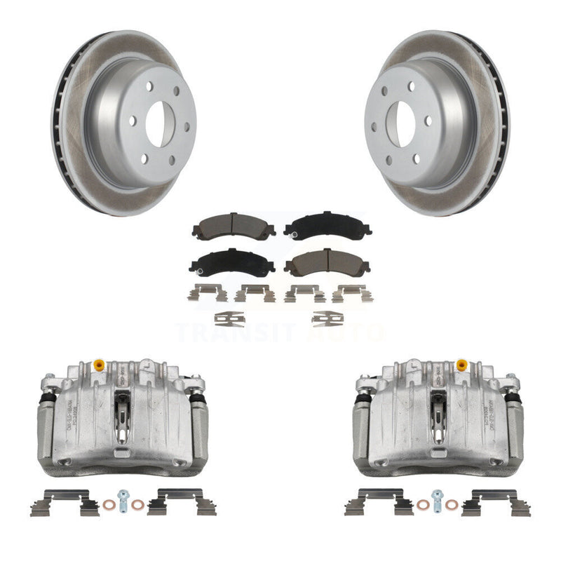 Transit Auto KCG-100095C Disc Brake Kit for 2000-2006 Chevrolet Silverado 1500, Cadillac Escalade, Cadillac Escalade ESV & more - Rear product image