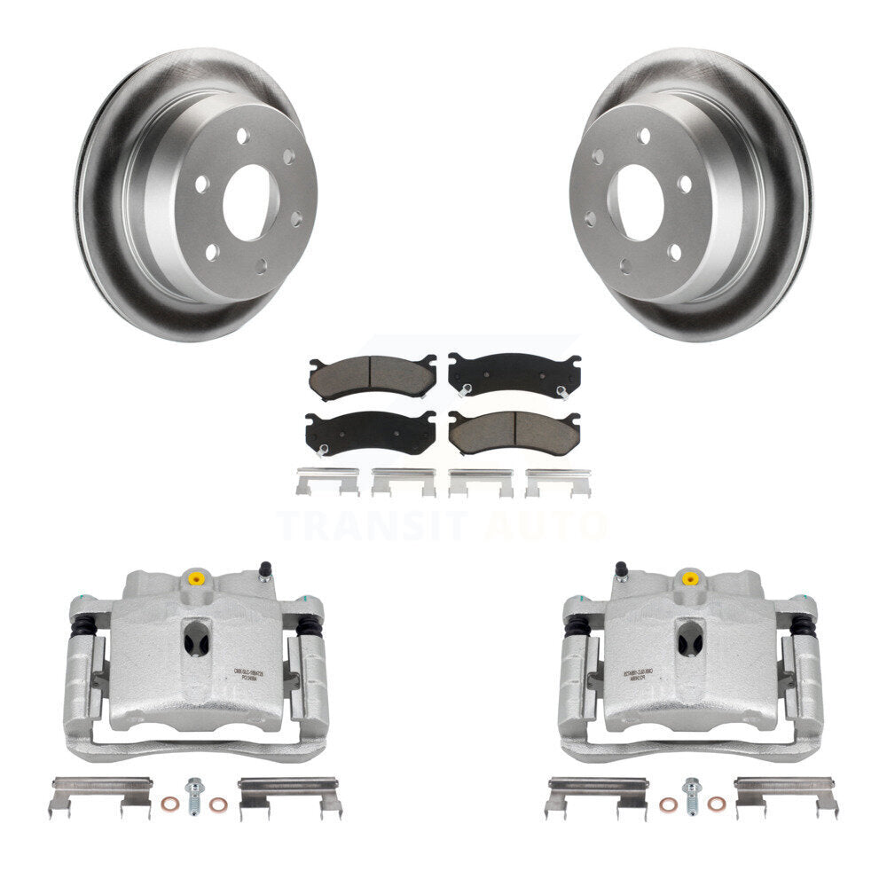 Transit Auto KCG-100096C Disc Brake Kit for 2003 Chevrolet Silverado 2500, Chevrolet Silverado 2500 HD, Chevrolet Suburban 2500 & more - Rear product image