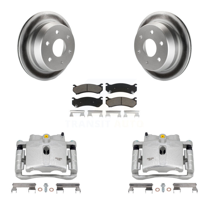 Transit Auto KCG-100096C Disc Brake Kit for 2003 Chevrolet Silverado 2500, Chevrolet Silverado 2500 HD, Chevrolet Suburban 2500 & more - Rear product image
