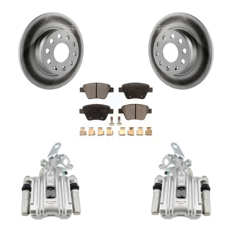 Transit Auto KCG-100096T Disc Brake Kit for 2011-2019 Volkswagen Beetle, Volkswagen Jetta, Volkswagen Golf - Rear product image
