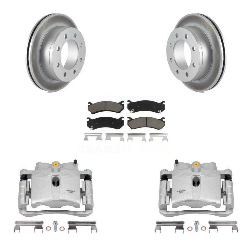 Transit Auto KCG-100097C Disc Brake Kit for 1999-2013 Chevrolet Suburban 2500, GMC Yukon XL 2500, Chevrolet Silverado 2500 HD & more - Rear product image
