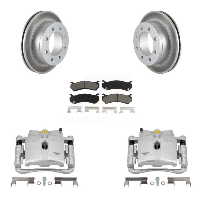 Transit Auto KCG-100097C Disc Brake Kit for 1999-2013 Chevrolet Suburban 2500, GMC Yukon XL 2500, Chevrolet Silverado 2500 HD & more - Rear product image