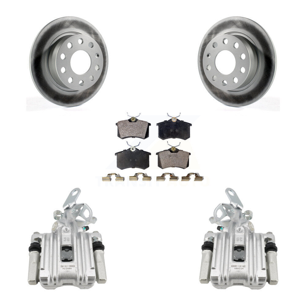 Transit Auto KCG-100097T Disc Brake Kit for 2010-2019 Volkswagen Beetle, Volkswagen Jetta, Audi A3 - Rear product image