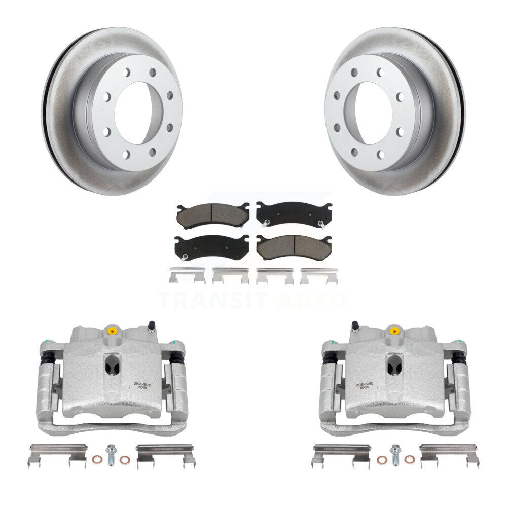 Transit Auto KCG-100098C Disc Brake Kit for 1999-2009 Chevrolet Silverado 1500 HD Classic, Chevrolet Suburban 2500, GMC Sierra 1500 HD Classic & more - Rear product image