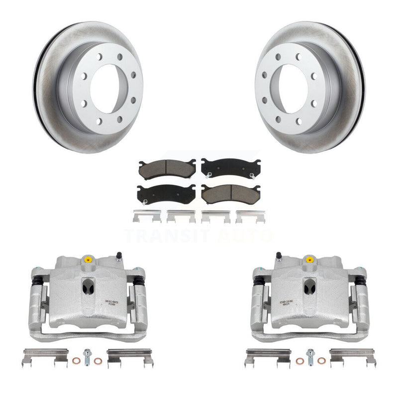 Transit Auto KCG-100098C Disc Brake Kit for 1999-2009 Chevrolet Silverado 1500 HD Classic, Chevrolet Suburban 2500, GMC Sierra 1500 HD Classic & more - Rear product image