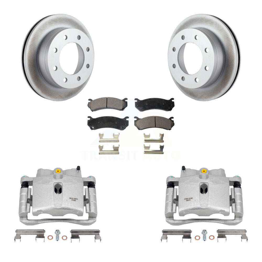 Transit Auto KCG-100098P Disc Brake Kit for 1999-2009 Chevrolet Silverado 1500 HD Classic, Chevrolet Suburban 2500, GMC Sierra 1500 HD Classic & more - Rear product image