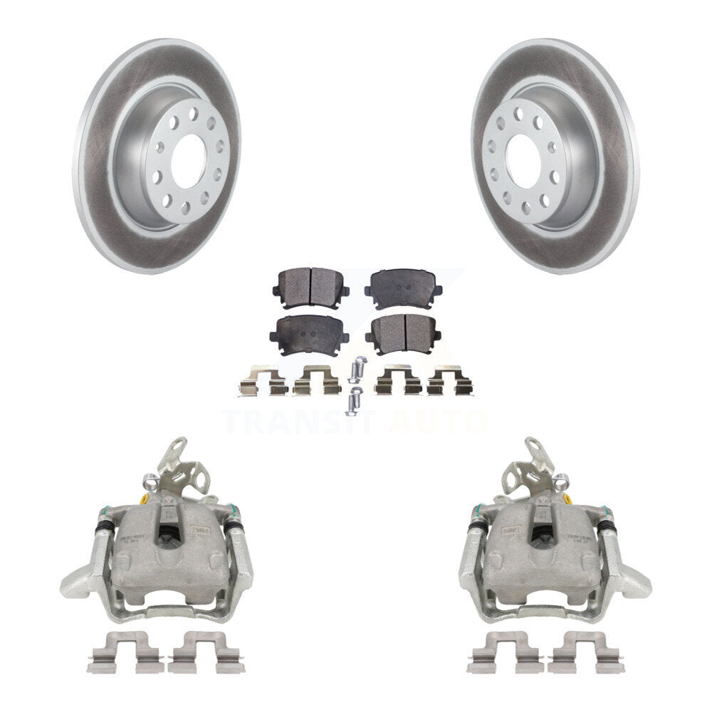 Transit Auto KCG-100098T Disc Brake Kit for 2005-2009 Volkswagen GTI, Volkswagen Jetta, Audi A3 Quattro - Rear product image