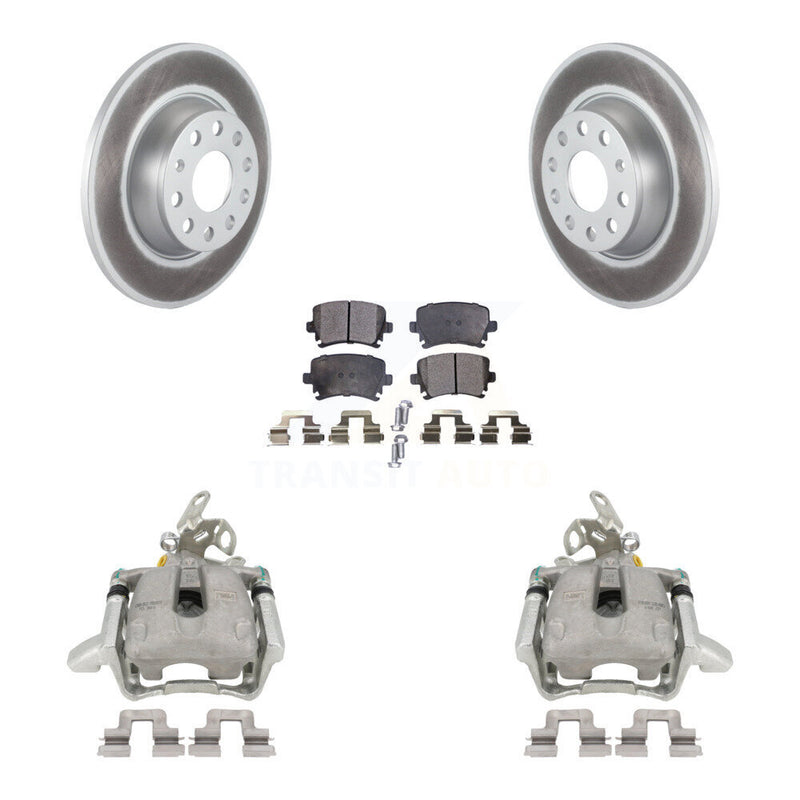 Transit Auto KCG-100098T Disc Brake Kit for 2005-2009 Volkswagen GTI, Volkswagen Jetta, Audi A3 Quattro - Rear product image