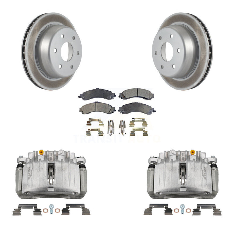 Transit Auto KCG-100100P Disc Brake Kit for 2000-2006 Chevrolet Silverado 1500, Cadillac Escalade, Cadillac Escalade ESV & more - Rear product image