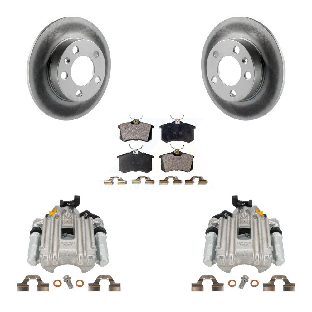 Transit Auto KCG-100104T Disc Brake Kit for 1999-2009 Volkswagen Jetta City, Volkswagen Jetta, Volkswagen Golf - Rear product image