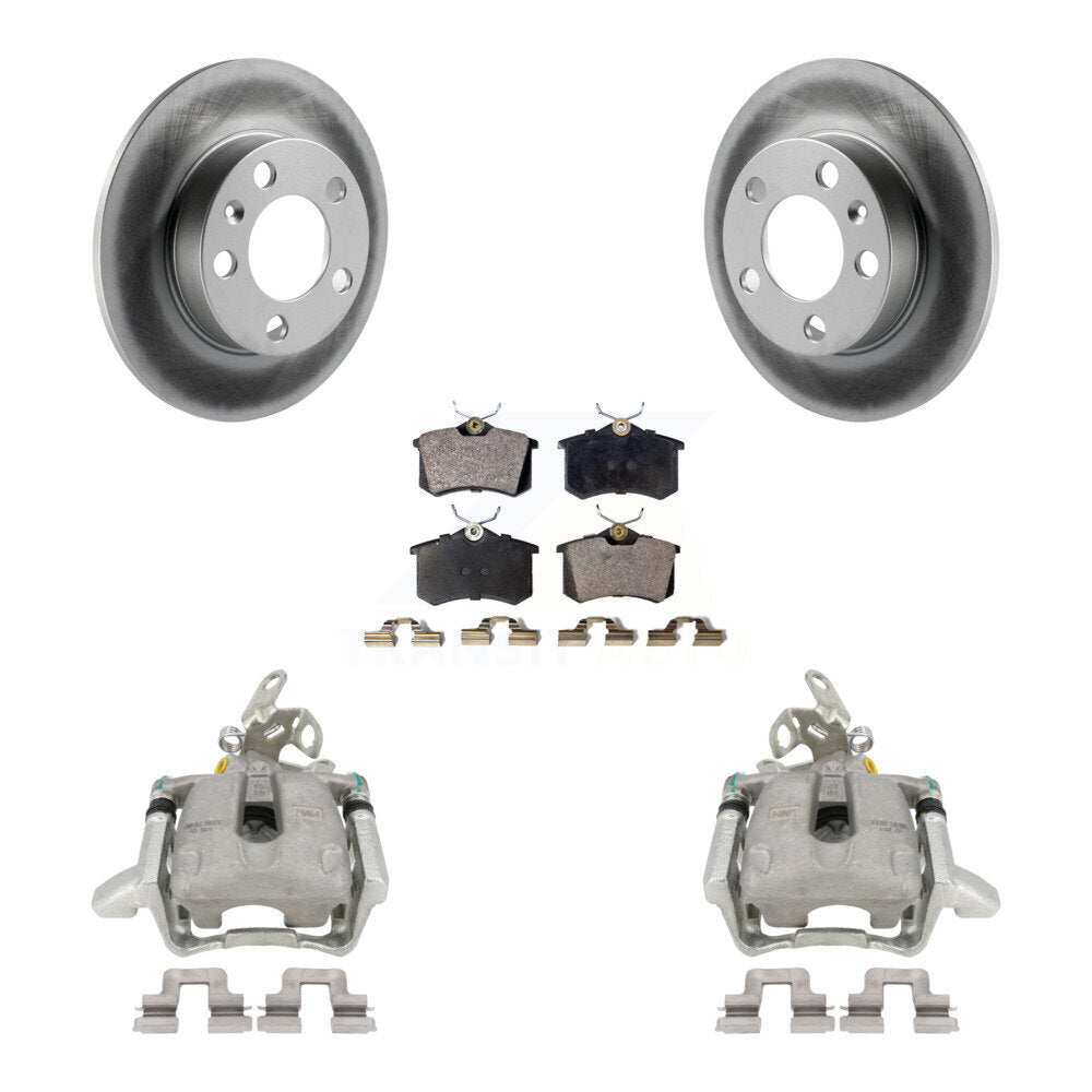 Transit Auto KCG-100105T Disc Brake Kit for 2005-2006 Volkswagen Jetta - Rear product image