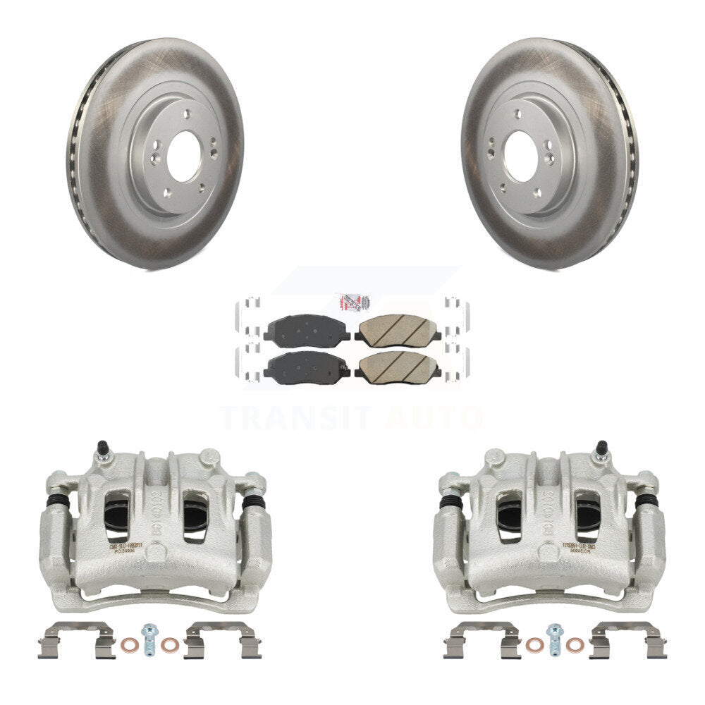 Transit Auto KCG-100106N Disc Brake Kit for 2013-2016 Hyundai Santa Fe, Hyundai Santa Fe XL - Front product image