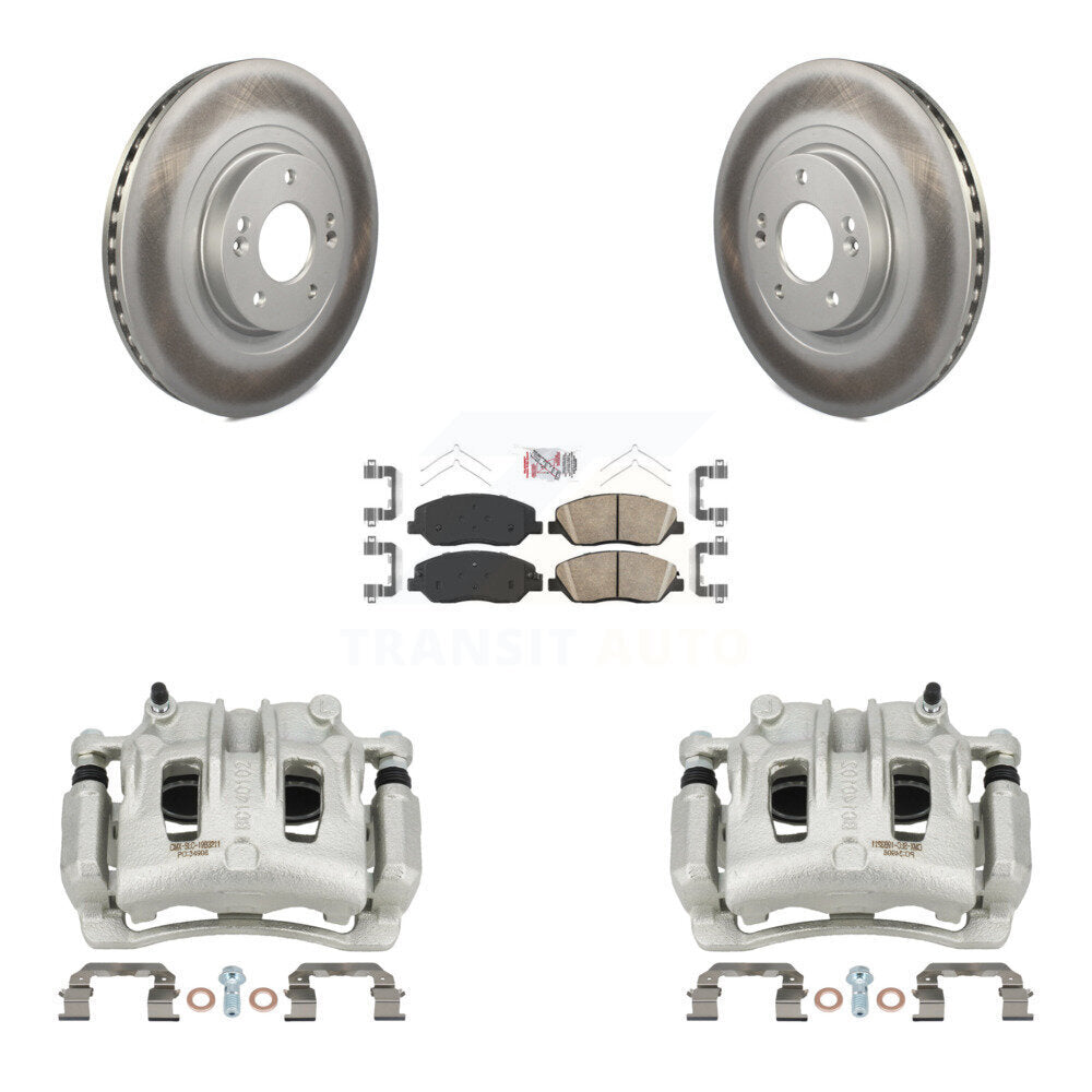 Transit Auto KCG-100107N Disc Brake Kit for 2017-2019 Hyundai Santa Fe, Hyundai Santa Fe XL - Front product image