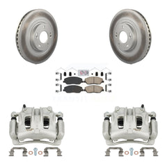 Transit Auto KCG-100108N Disc Brake Kit for 2017-2019 Hyundai Santa Fe, Hyundai Santa Fe XL - Front product image