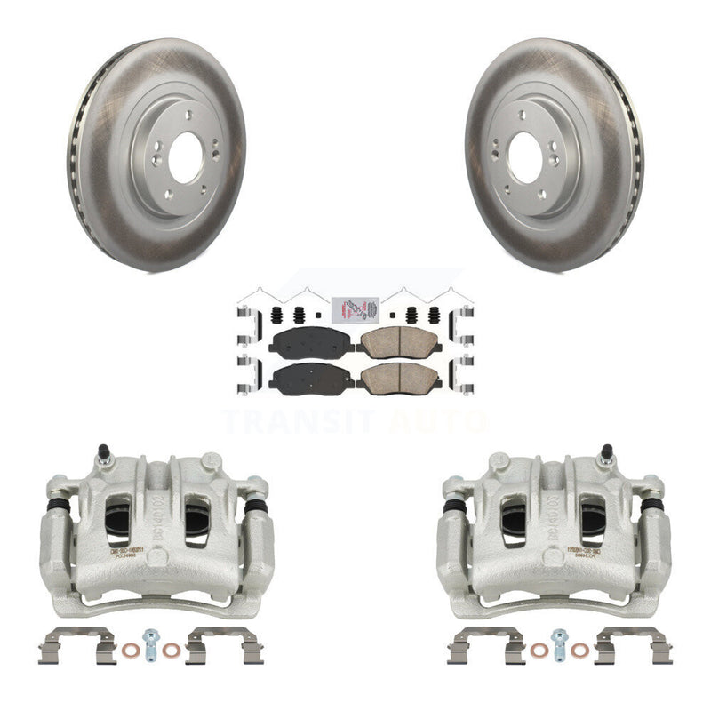 Transit Auto KCG-100108N Disc Brake Kit for 2017-2019 Hyundai Santa Fe, Hyundai Santa Fe XL - Front product image