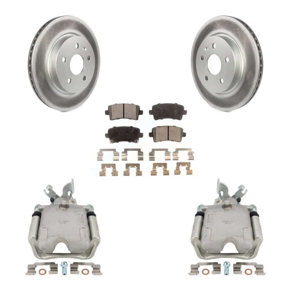 Transit Auto KCG-100108P Disc Brake Kit for 2011-2020 Cadillac XTS, Chevrolet Impala, Chevrolet Malibu & more - Rear product image