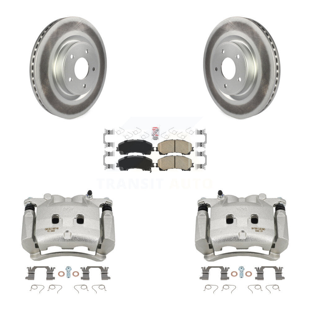 Transit Auto KCG-100112N Disc Brake Kit for 2014-2024 INFINITI Q60, INFINITI QX50, INFINITI Q50 - Front product image