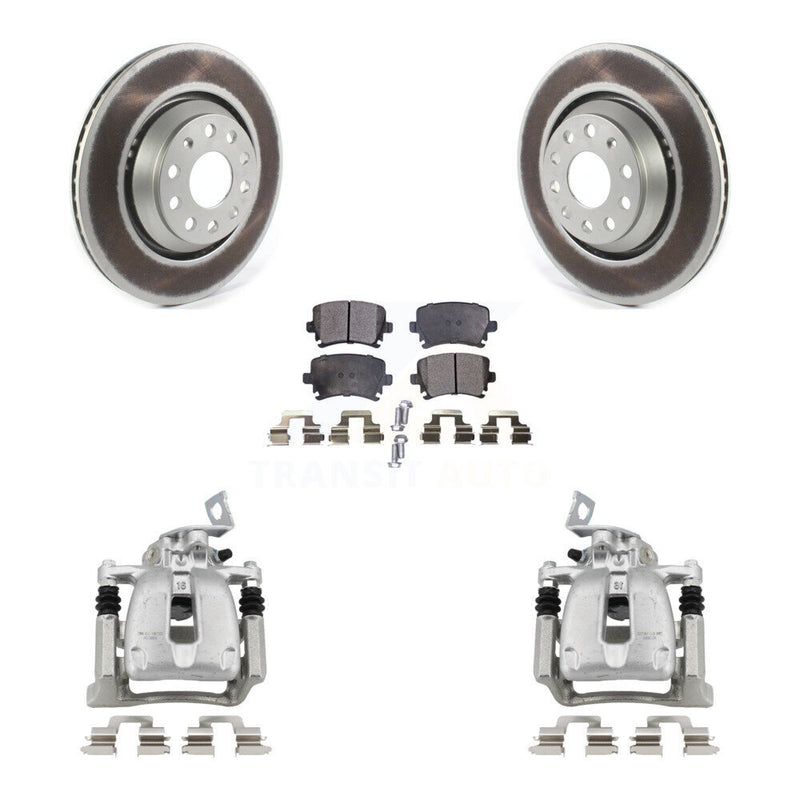 Transit Auto KCG-100113T Disc Brake Kit for 2009 Volkswagen CC, Volkswagen Passat, Volkswagen Passat CC - Rear product image