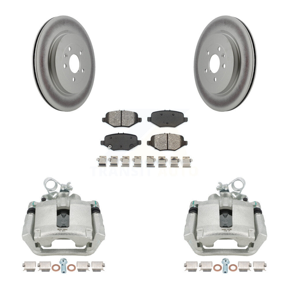 Transit Auto KCG-100117S Disc Brake Kit for 2013-2019 Ford Taurus, Ford Explorer, Ford Special Service Police Sedan & more - Rear product image