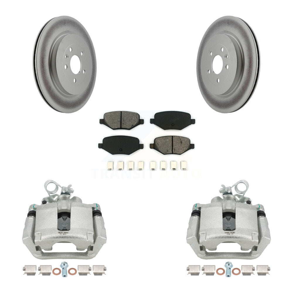 Transit Auto KCG-100118S Disc Brake Kit for 2013-2019 Ford Taurus, Ford Explorer, Lincoln MKS & more - Rear product image