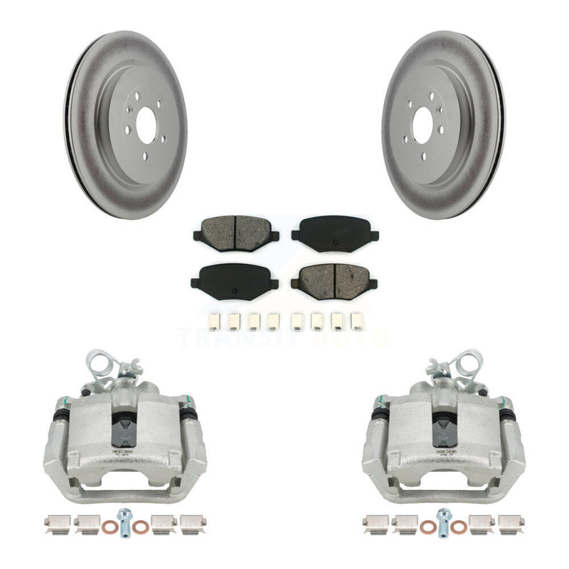 Transit Auto KCG-100118S Disc Brake Kit for 2013-2019 Ford Taurus, Ford Explorer, Lincoln MKS & more - Rear product image