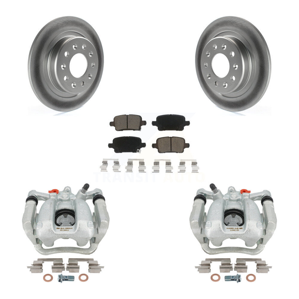 Transit Auto KCG-100121C Disc Brake Kit for 2016-2020 Chevrolet Equinox, GMC Terrain, Chevrolet Malibu - Rear product image
