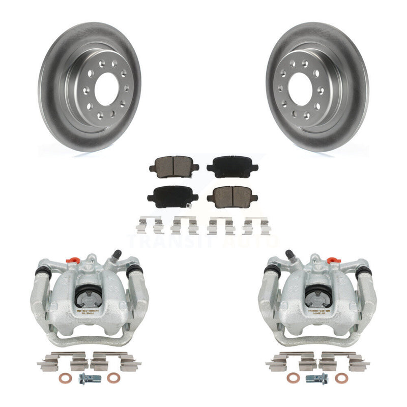 Transit Auto KCG-100121C Disc Brake Kit for 2016-2020 Chevrolet Equinox, GMC Terrain, Chevrolet Malibu - Rear product image