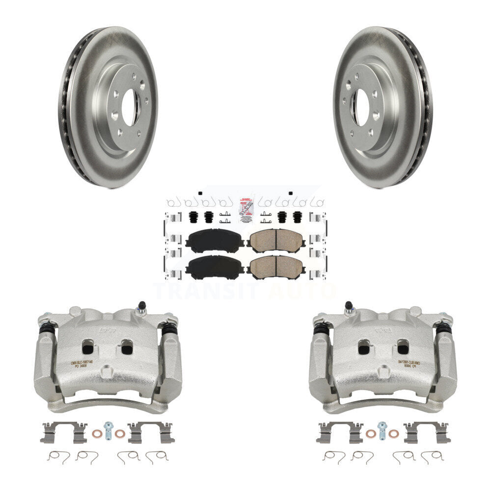 Transit Auto KCG-100121N Disc Brake Kit for 2017-2018 Nissan Rogue - Front product image
