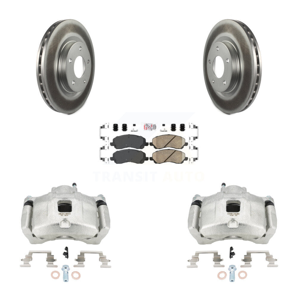 Transit Auto KCG-100122N Disc Brake Kit for 2007-2017 Chrysler 200, Dodge Avenger, Dodge Caliber & more - Front product image