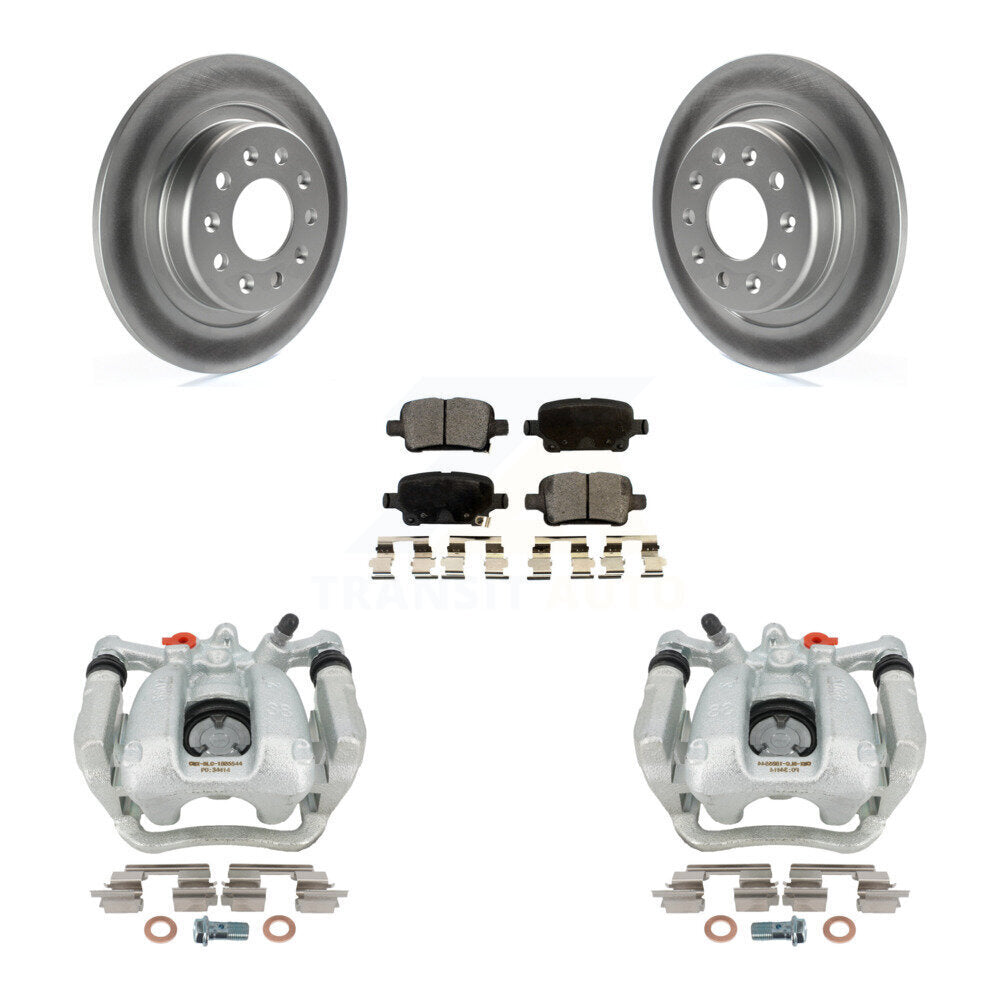 Transit Auto KCG-100122P Disc Brake Kit for 2016-2020 Chevrolet Equinox, GMC Terrain, Chevrolet Malibu - Rear product image