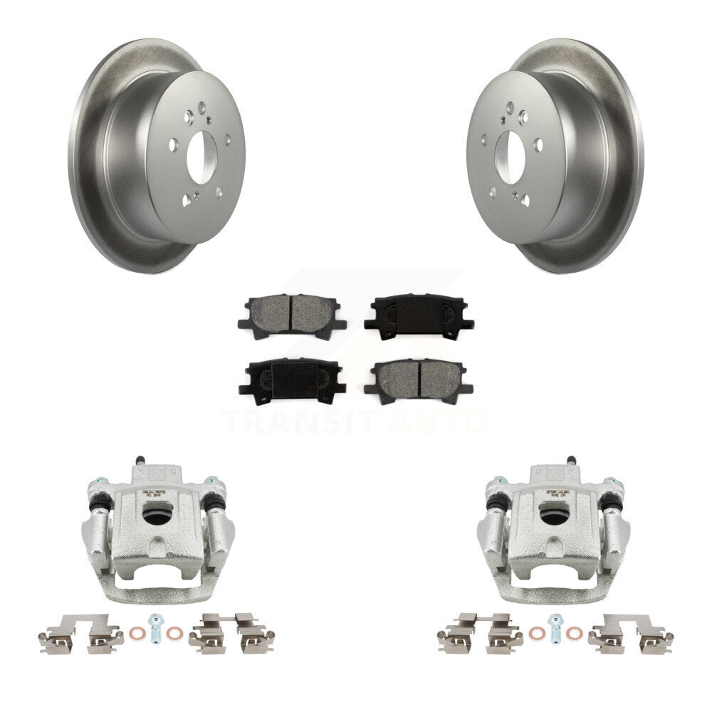 Transit Auto KCG-100123S Disc Brake Kit for 2004-2009 Lexus RX350, Lexus RX400h, Toyota Highlander & more - Rear product image