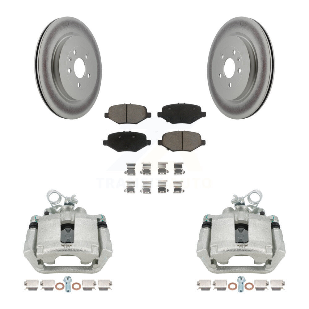 Transit Auto KCG-100124C Disc Brake Kit for 2013-2019 Ford Taurus, Ford Explorer, Ford Special Service Police Sedan & more - Rear product image