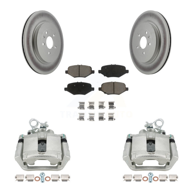 Transit Auto KCG-100124C Disc Brake Kit for 2013-2019 Ford Taurus, Ford Explorer, Ford Special Service Police Sedan & more - Rear product image