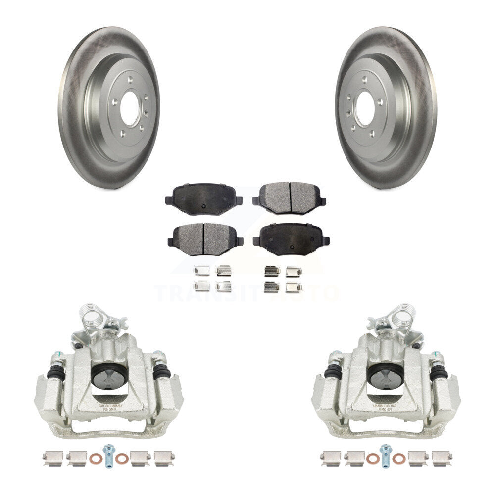 Transit Auto KCG-100124P Disc Brake Kit for 2010-2019 Ford Explorer, Ford Taurus, Ford Flex & more - Rear product image