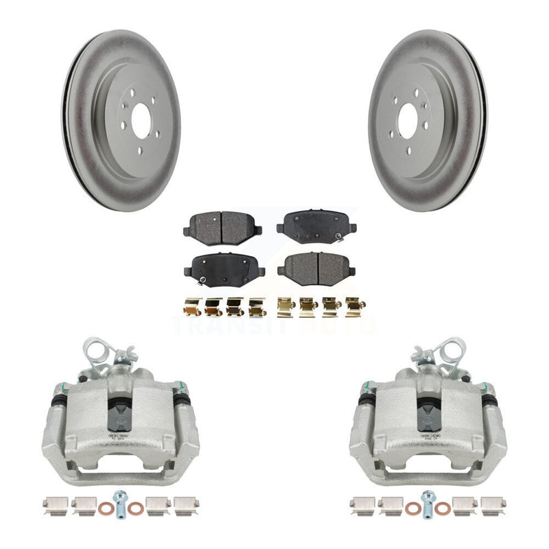 Transit Auto KCG-100125P Disc Brake Kit for 2013-2019 Ford Taurus, Ford Explorer, Ford Special Service Police Sedan & more - Rear product image