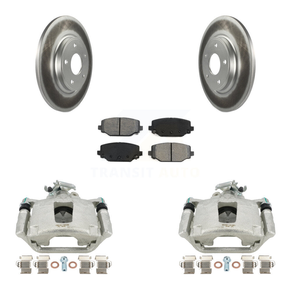 Transit Auto KCG-100129S Disc Brake Kit for 2017-2020 Dodge Grand Caravan - Rear product image