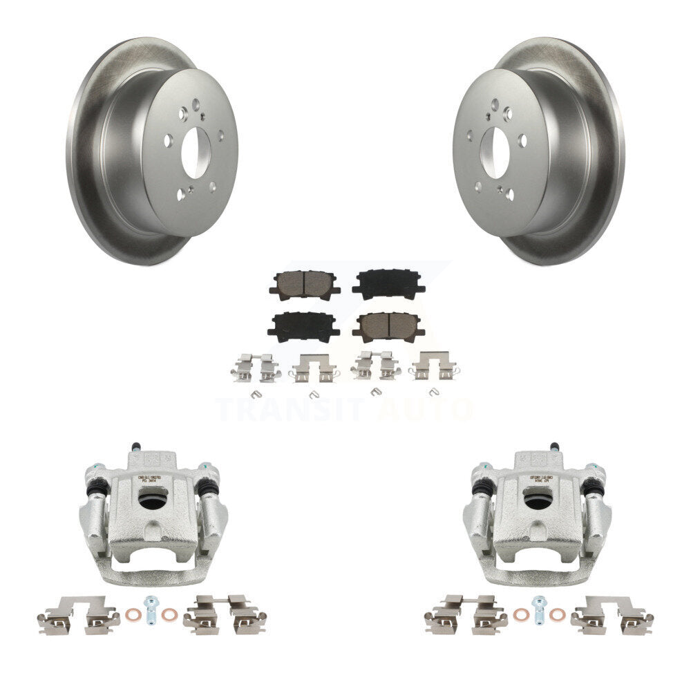Transit Auto KCG-100130C Disc Brake Kit for 2004-2009 Lexus RX350, Lexus RX400h, Toyota Highlander & more - Rear product image