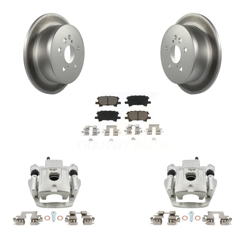 Transit Auto KCG-100130C Disc Brake Kit for 2004-2009 Lexus RX350, Lexus RX400h, Toyota Highlander & more - Rear product image