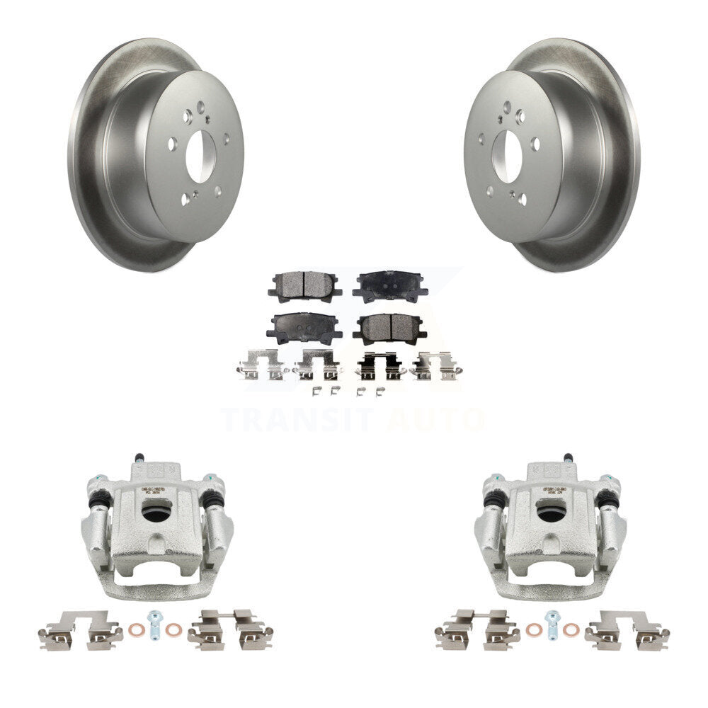 Transit Auto KCG-100131P Disc Brake Kit for 2004-2009 Lexus RX350, Lexus RX400h, Toyota Highlander & more - Rear product image