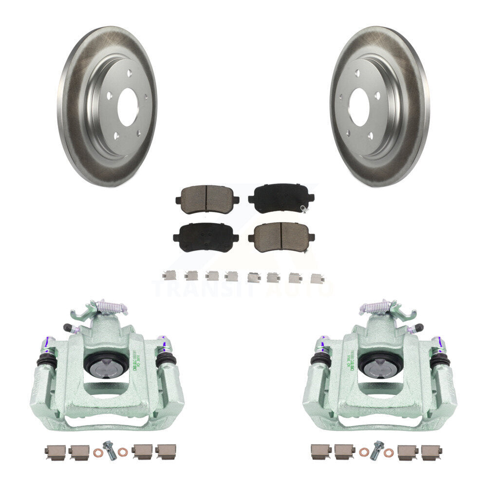 Transit Auto KCG-100133C Disc Brake Kit for 2008-2012 Ram C/V, Volkswagen Routan, Chrysler Town & Country & more - Rear product image
