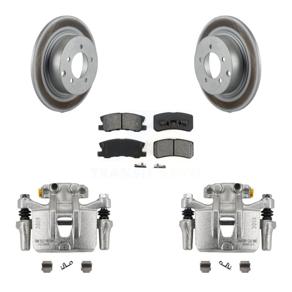 Transit Auto KCG-100133S Disc Brake Kit for 2011-2013 Mitsubishi Outlander - Rear product image
