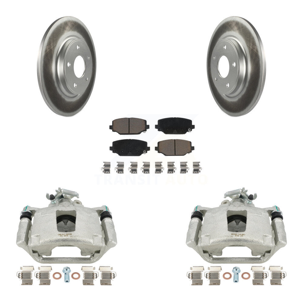 Transit Auto KCG-100136C Disc Brake Kit for 2017-2020 Dodge Grand Caravan - Rear product image