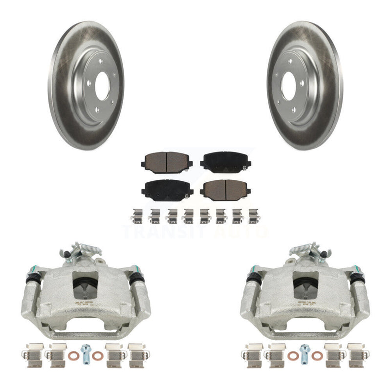 Transit Auto KCG-100136C Disc Brake Kit for 2017-2020 Dodge Grand Caravan - Rear product image