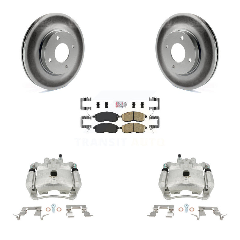 Transit Auto KCG-100136N Disc Brake Kit for 2007-2012 Nissan Sentra - Front product image