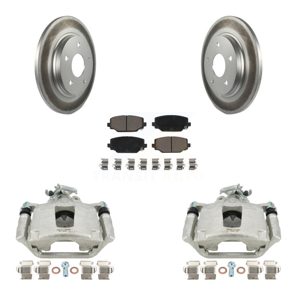 Transit Auto KCG-100137C Disc Brake Kit for 2017-2018 Dodge Grand Caravan - Rear product image