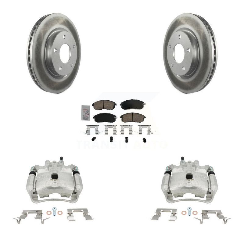 Transit Auto KCG-100137N Disc Brake Kit for 2013-2019 Nissan Sentra - Front product image
