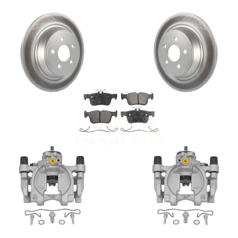 Transit Auto KCG-100137T Disc Brake Kit for 2017-2020 Ford SSV Plug-In Hybrid, Lincoln Continental, Ford Fusion & more - Rear product image