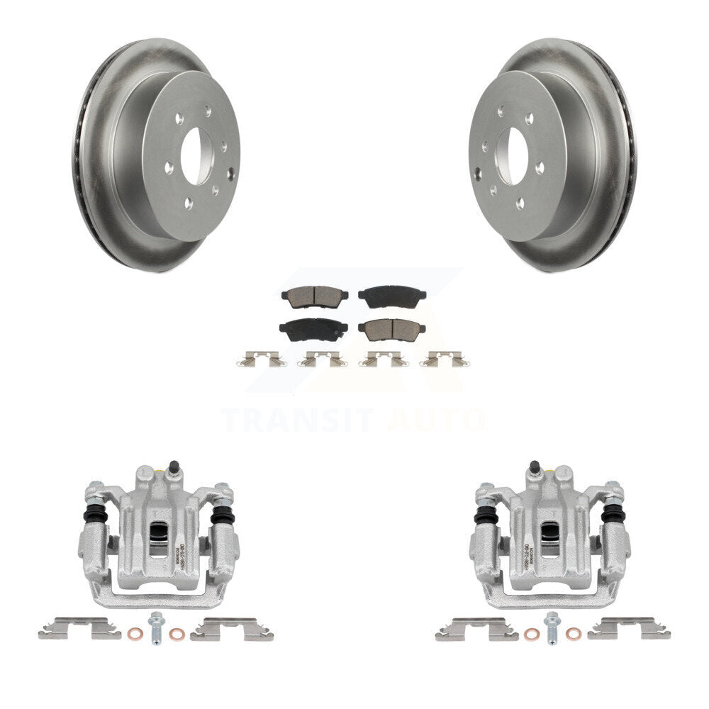 Transit Auto KCG-100138C Disc Brake Kit for 2005-2022 Suzuki Equator, Nissan Xterra, Nissan Frontier - Rear product image